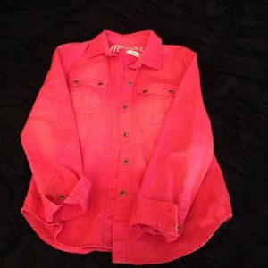 Madewell cargo button up top