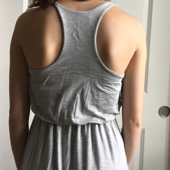 LUSH maxi dress. New without tags. Grey color. - Picture 3 of 4