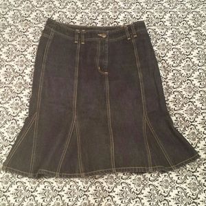 Limited denim tulip skirt