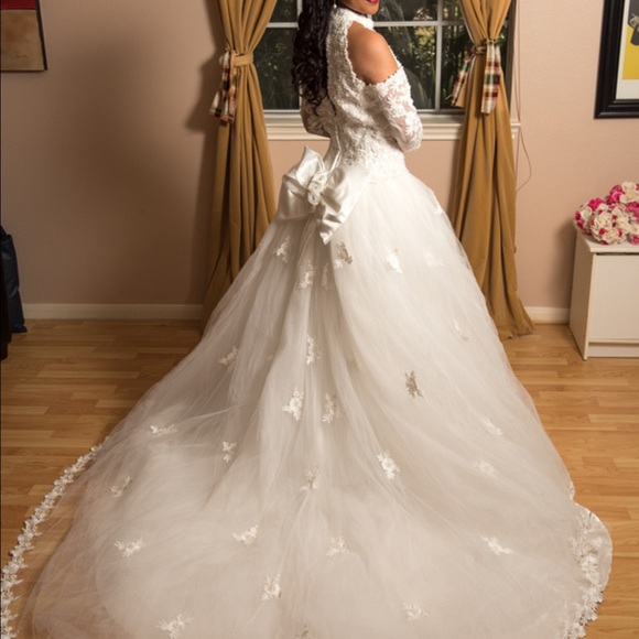 Beautiful wedding gown