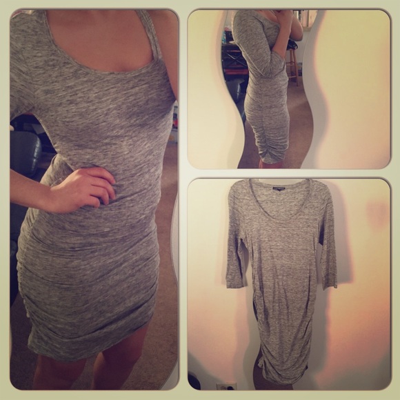 Mid sleeve express dress