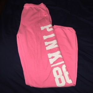 🚫SOLD🚫 PINK bright pink sweat pants 💖