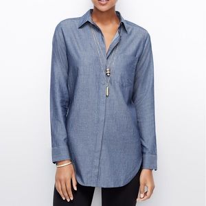 Ann Taylor Chambray boyfriend shirt