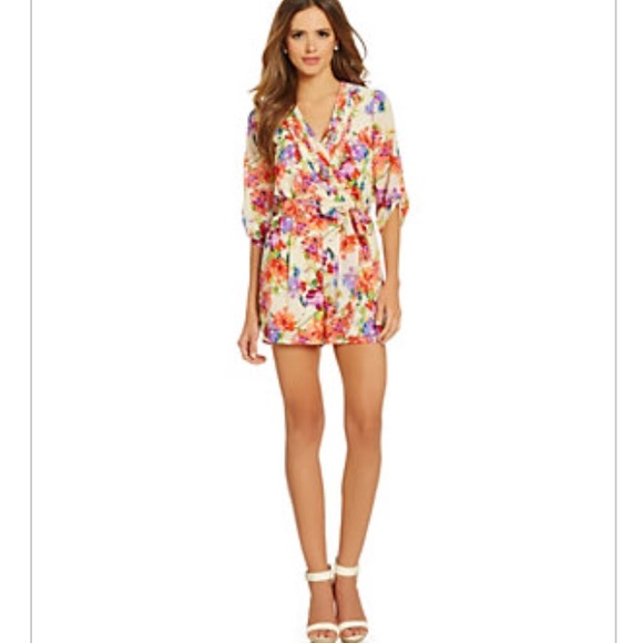 Gianni Bini Erynn Floral Romper