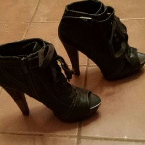 Really cute peep toe booties