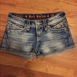 Size 28 Rock Revival jean shorts