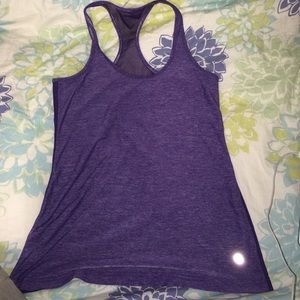 Purple mesh back Lululemon tank