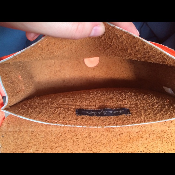 Neon Coral American eagle mini satchel. - Picture 3 of 3