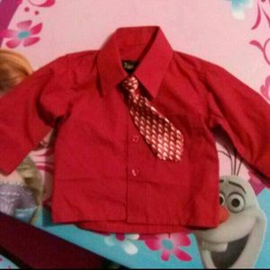 Button down with tie