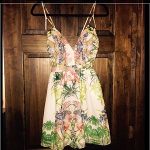 Floral print dress