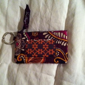 Vera Bradley change purse/key chain