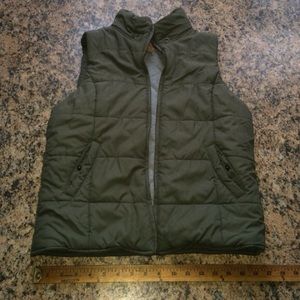 Light green puffer vest!