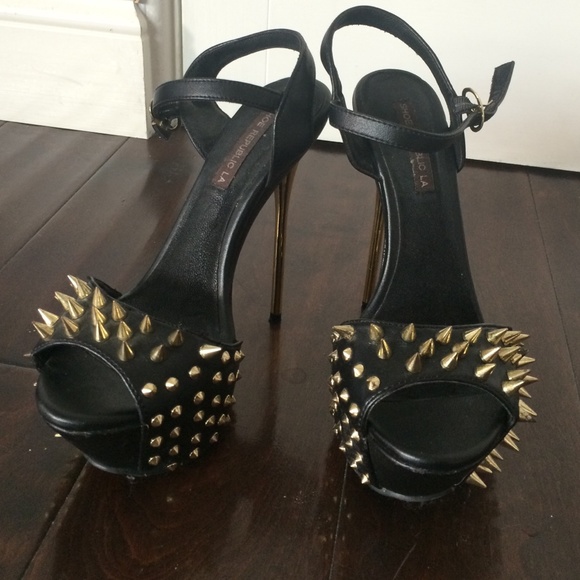 black studded heels!
