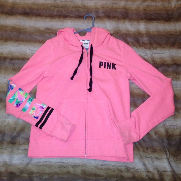 Vs pink zip up