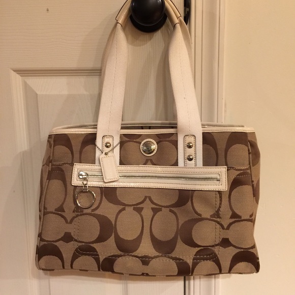 Coach Daisy Signature Top Handle Handbag - Picture 1 of 4