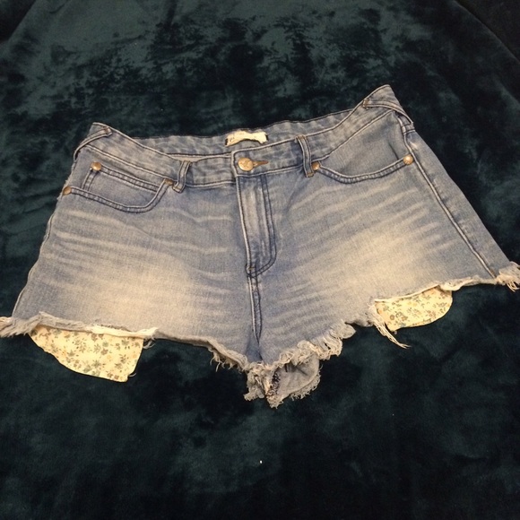 Free People Cutoff Denim Shorts