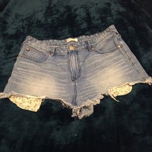 Free People Cutoff Denim Shorts