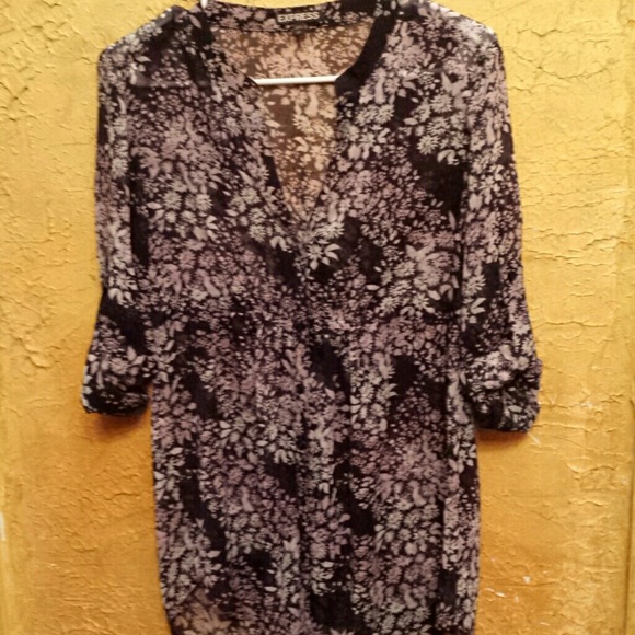 Sheer baby doll style express top