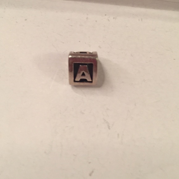 Letter "A" pandora charm