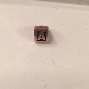 Letter "A" pandora charm