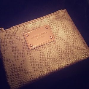 Rose Gold MK Wallet