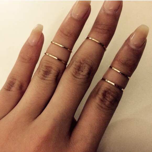 5 midi rings