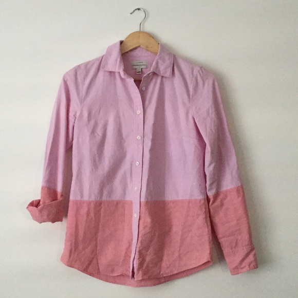 J Crew colorblock shirt