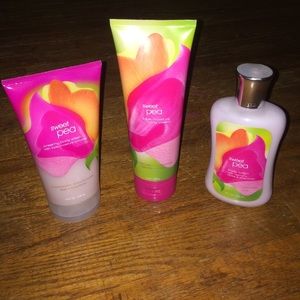 3 types of Sweet Pea from Bath & Body Works!