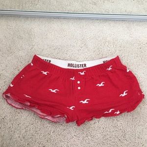 ❤️Red Hollister Pj Shorts❤️