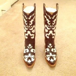 Designer corral boots