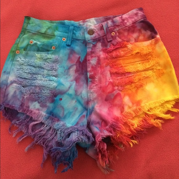 Levi's Denim - Vintage Levi Tie dye Jean Shorts