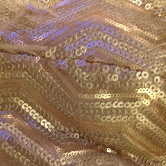 Opulence England Nude Feather Sequin Dress - Picture 3 of 4