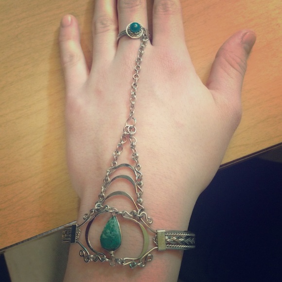 Bracelet/ring turquoise