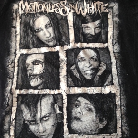 Motionless in white band tee MIW size S girls