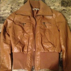 Brown/Caramel Leather Jacket