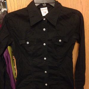 True religion button up shirt