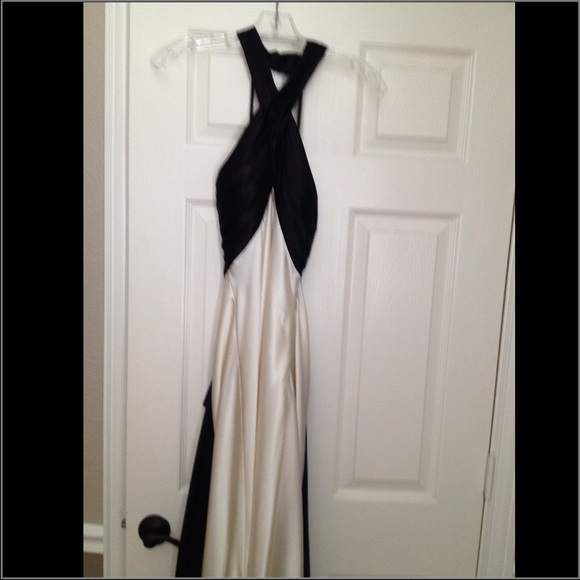 Black/White prom dress