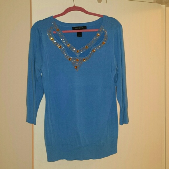 Blue sweater