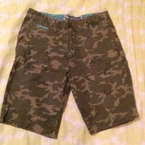 Modern Amusement men's camo shorts