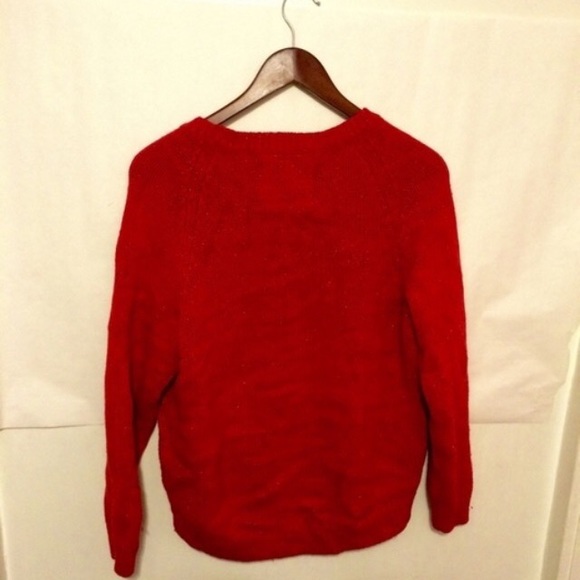 H&M Orange-Red Oversized Sweater - Picture 3 of 4