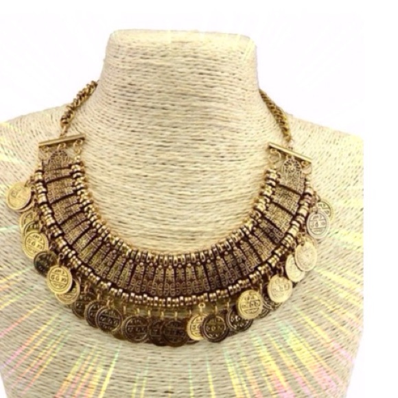 💫 Boho Statement Necklace💫 - Picture 2 of 3