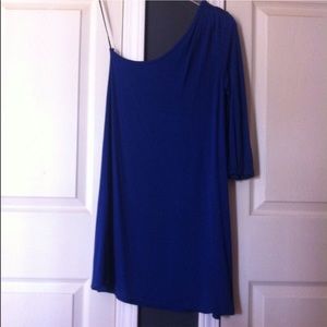 Hourglass lily royal blue one shoulder dress!