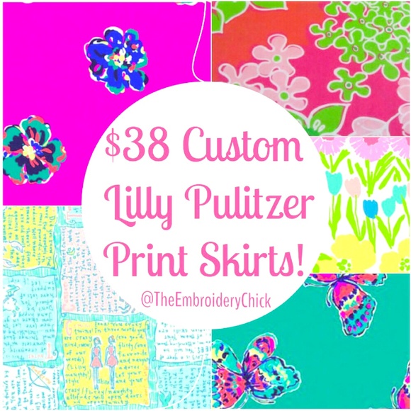 Custom Lilly Pulitzer Skirts!