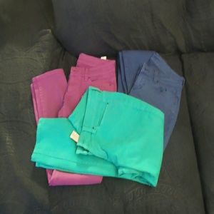 Colored denim fron Ann Taylor