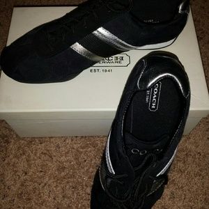 Brand New Black Coach Sneakers
