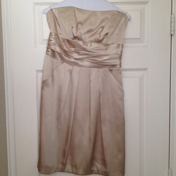 Short champagne dress