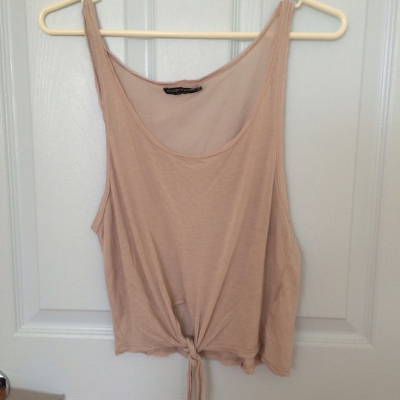 Brandy Melville mauve crop top