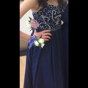Navy Blue Prom/Ball Dress