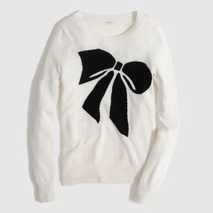 Jcrew bow sweater