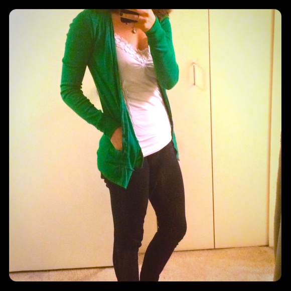 Green J. Crew sweater